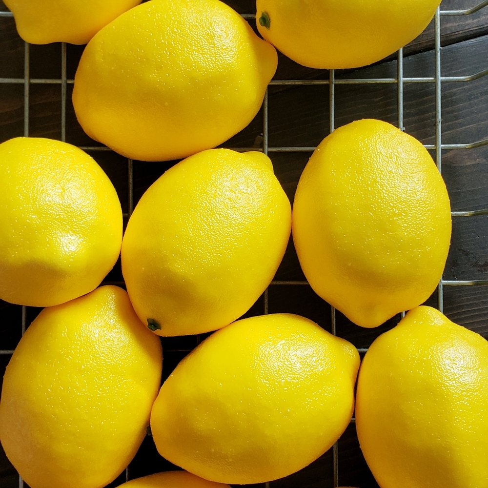 Large Faux Lemons NIB!
